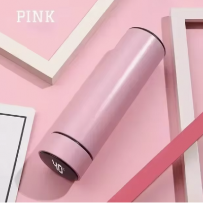 Termos cu afișaj 500ml roz